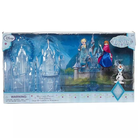 Disney Collection | 5 pcs Frozen Mini Castle Playset | Anna | Elsa | Olaf - Picture 2 of 4